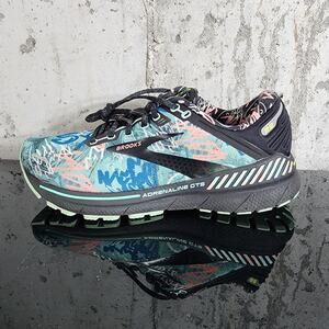 Brooks Adrenaline GTS 22 Women’s Running Shoes Size 11 Black Yucca Pink